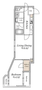 CLASSEUM飯田橋【1階】の間取り