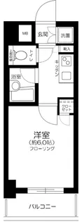 東京都新宿区東五軒町【マンション】の間取り