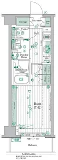 ブライズ高円寺【6階】の間取り