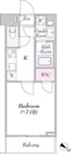 ロイジェント大山西町【2階】の間取り