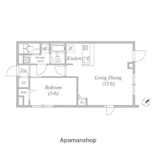 LIVART SEASON南台【5階】の間取り