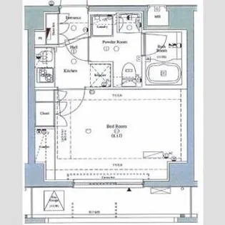 AXAS四谷3丁目【4階】の間取り