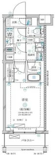 ディアレイシャス高井戸【110号室】の間取り