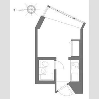 スタジオ明泉【3階】の間取り