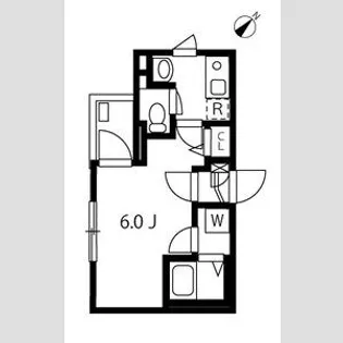 ブロッサムテラス滝野川【4階】の間取り