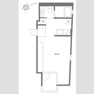 桜ヒルズ板橋【102号室】の間取り