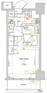 DIPS十条仲原EAST【4階】の間取り