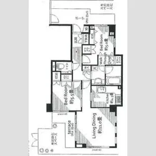 ジェイパーク桜新町【1階】の間取り