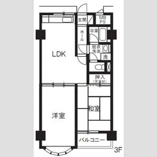 イーグランド光が丘【3階】の間取り