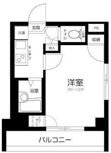 東京都新宿区中落合2丁目【マンション】の間取り