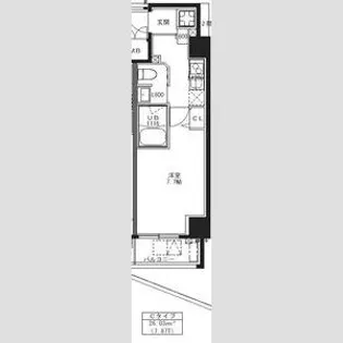SーRESIDENCE池袋NORTE【5階】の間取り