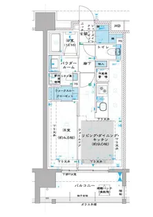 オーパスレジデンス中板橋【10階】の間取り