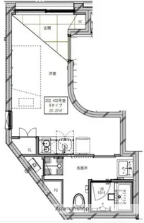 ミライズ中野江原町【202号室】の間取り