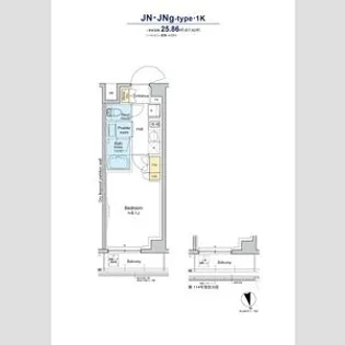 RESIDENCE KOENJI【1階】の間取り