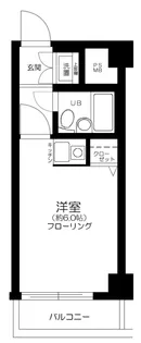 東京都世田谷区弦巻3丁目【マンション】の間取り