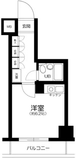 東京都新宿区北新宿1丁目【マンション】の間取り
