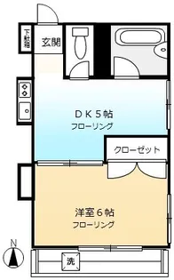 デュオ松原【201号室号室】の間取り