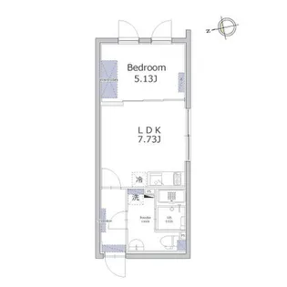 アレーロ西早稲田【2階】の間取り