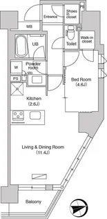 エミリブ石神井公園【11階】の間取り