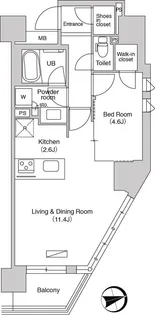 エミリブ石神井公園【14階】の間取り