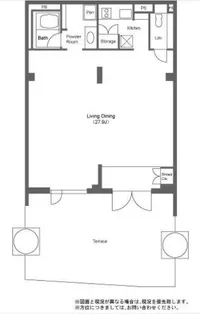 ストーリア神宮前【1階】の間取り