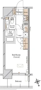 ブランシエスタ飯田橋【6階】の間取り