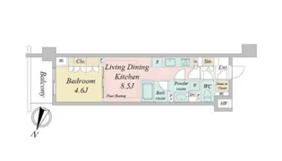 ドゥーエ早稲田【3階】の間取り