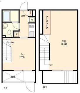 GRAN PASEO新宿【1階】の間取り
