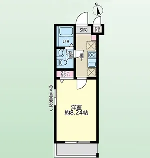 プラティーク高円寺【0204号室】の間取り