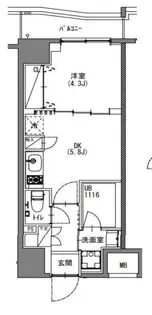 SーRESIDENCE新宿御苑【12階】の間取り