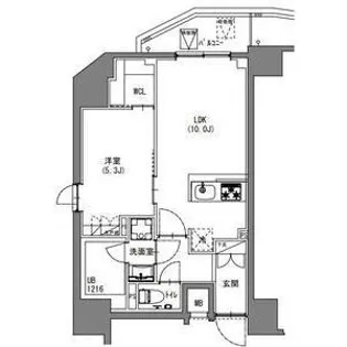 SーRESIDENCE新宿御苑【2階】の間取り