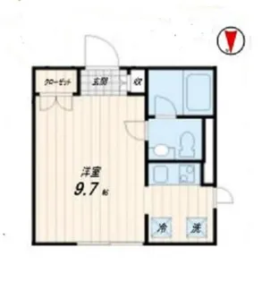 LA DOUCEUR練馬【0304号室】の間取り