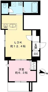 ルミナーレ リーフ【101号室号室】の間取り