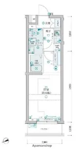 ジェノヴィア桜上水スカイガーデン【1階】の間取り
