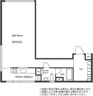 1Rの間取り画像