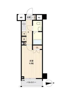 オーキッドレジデンス大泉学園【3階】の間取り