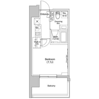 ザ・パークハビオ上北沢【5階】の間取り
