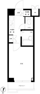 ルーブル中野新橋【2階】の間取り
