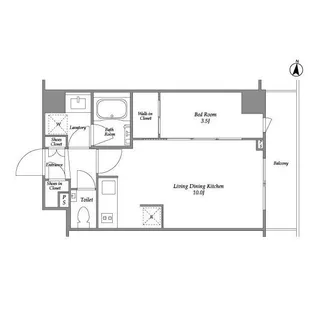 IPSE代々木上原【5階】の間取り