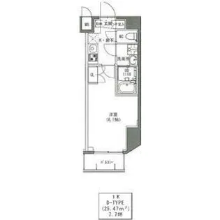 SーRESIDENCE雑司が谷【8階】の間取り