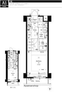 AXAS RESIDENCE外苑【5階】の間取り
