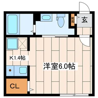 モデュロール渋谷本町【203号室号室】の間取り
