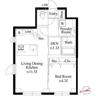 ラ・ペルラ下北沢【2階】の間取り
