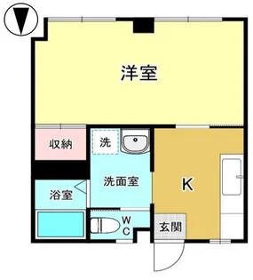 サウス長崎【2階】の間取り