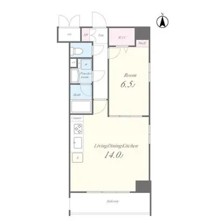 N’S PARK RESIDENCE 高田馬場【5階】の間取り