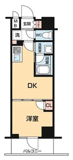 ハーモニーレジデンス大塚山手インサイド【9階】の間取り