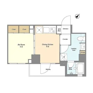 TAS駒込BLD.【6階】の間取り