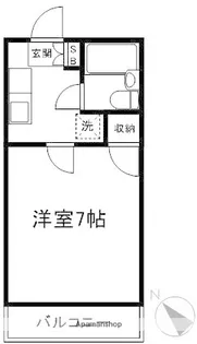 ツインテラス鷺宮B棟【202号室】の間取り