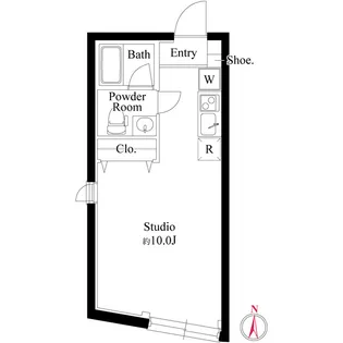 ファーヴァル中野新橋【5階】の間取り