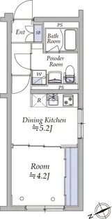 アトリオフラッツ中野新井薬師【2階】の間取り